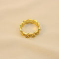 Anillo Chunky Triángulos Brillantes