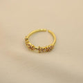 Anillo De Flores Rosadas