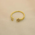 Anillo De Flor Brillante
