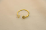 Anillo De Flor Brillante