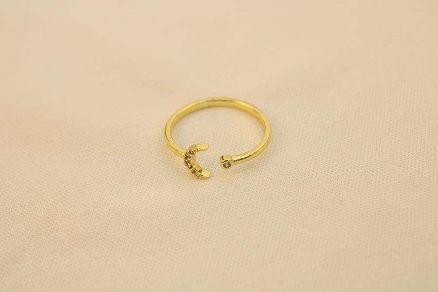 Anillo De Luna Brillante