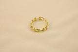Anillo De Eslabones Brillantes