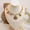 Cadena De Acero Con Charms