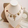 Cadena De Acero Con Charms