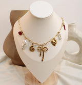 Cadena De Acero Con Charms