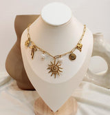 Cadena De Acero Con Charms