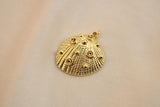 Charm / Dije Chunky De Concha Brillante