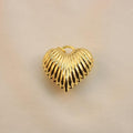 Charm / Dije Chunky De Corazón Rayado