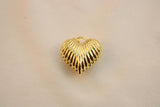 Charm / Dije Chunky De Corazón Rayado