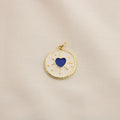 Charm / Dije Corazón En Círculo