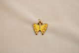 Charm / Dije De Mariposa Amarilla
