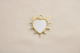 Charm / Dije De Corazón Blanco