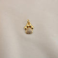 Charm / Dije De Huellita De Perro Brillante
