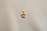 Charm / Dije De Huellita De Perro Brillante
