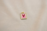 Charm / Dije De Carta Corazón