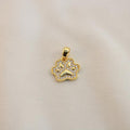 Charm / Dije De Huellita De Perro Brillante