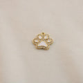 Charm / Dije De Huellita De Perro Blanca