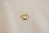 Charm / Dije De Huellita De Perro Blanca