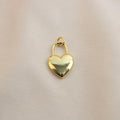 Charm / Dije De Candado Corazón
