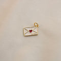 Charm / Dije De Carta Corazón