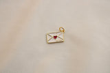 Charm / Dije De Carta Corazón