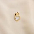 Charm / Dije De Candado Corazón