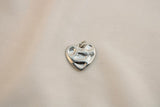 Charm / Dije De Corazón Con Relieve