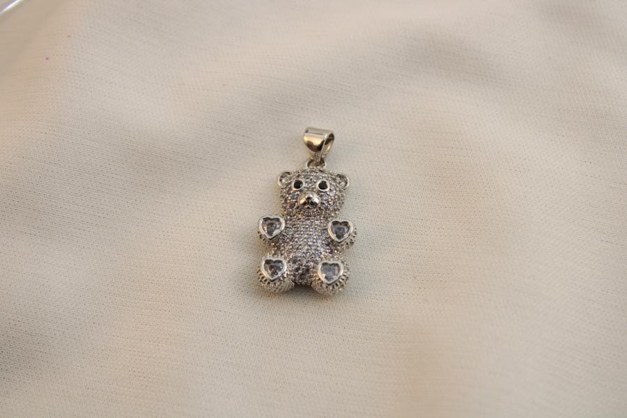 Charm / Dije De Oso Brillante