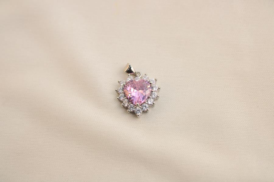 Charm / Dije De Corazón Brillante