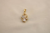 Charm / Dije De Mariposa Brillante Con Perla