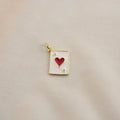Charm / Dije De Carta Corazones