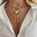 Cadena Con Colgante Corazón Trendy