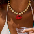 Cadena De Chicle Dije Cangrejo