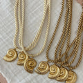 Cadena Tejida Con Caracol
