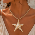 Cadena Tejida Con Estrella