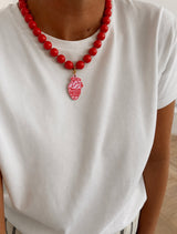 Cadena De Chicle Dije Corazón