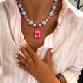 Cadena De Chicle Dije Corazón
