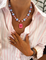 Cadena De Chicle Dije Corazón