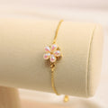 Pulsera Ajustable Antiestrés De Flor