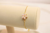 Pulsera Ajustable Antiestrés De Flor