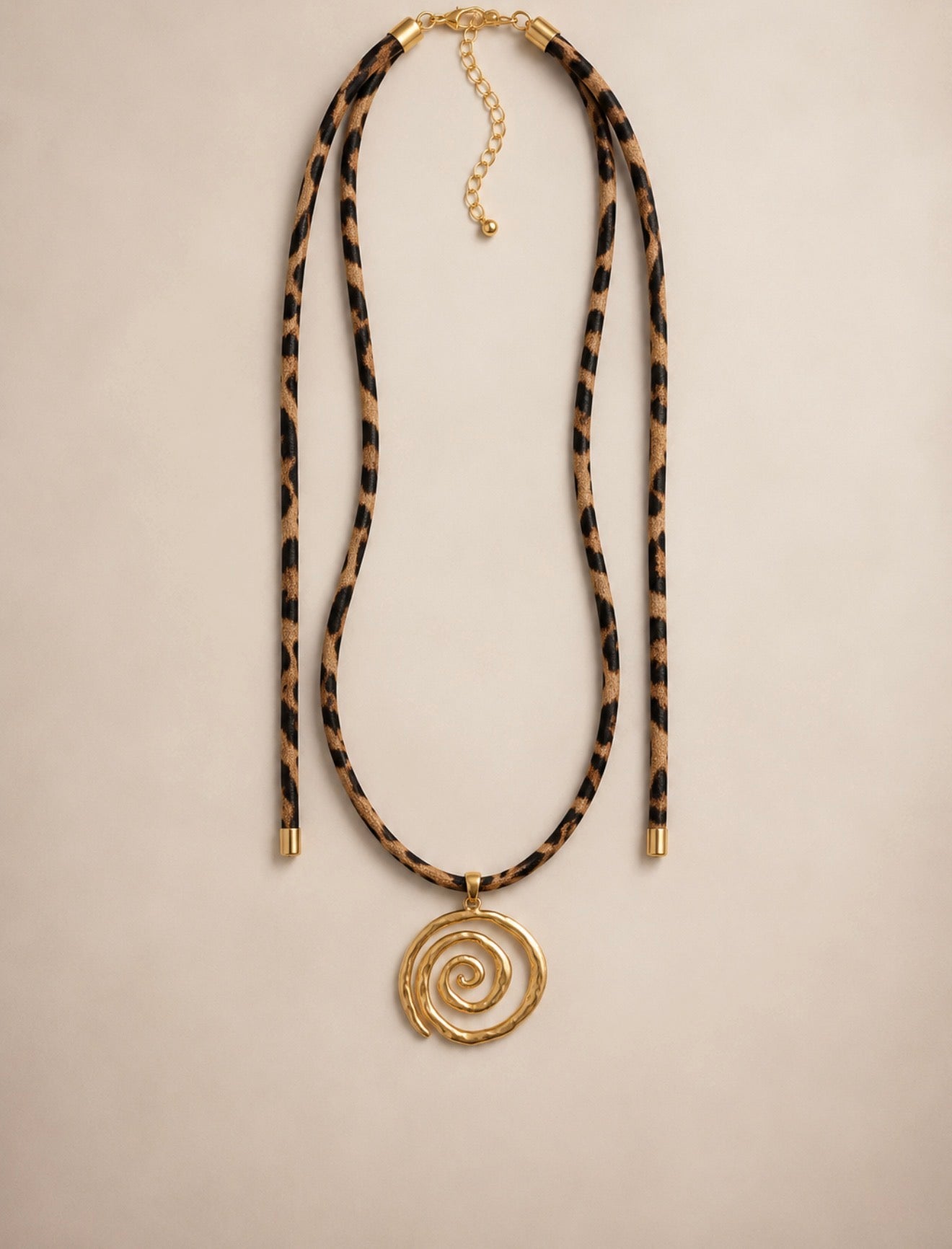 Cadena Animal Print Espiral