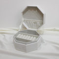 Joyero Hexagonal Cuerina 13x13cm