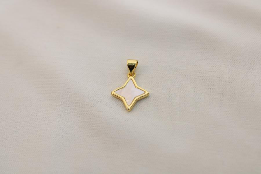 Charm / Dije De Destello Blanco