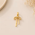 Charm / Dije De Lazo Con Zirconia En El Centro