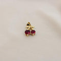 Charm / Dije De Cereza Color Vino