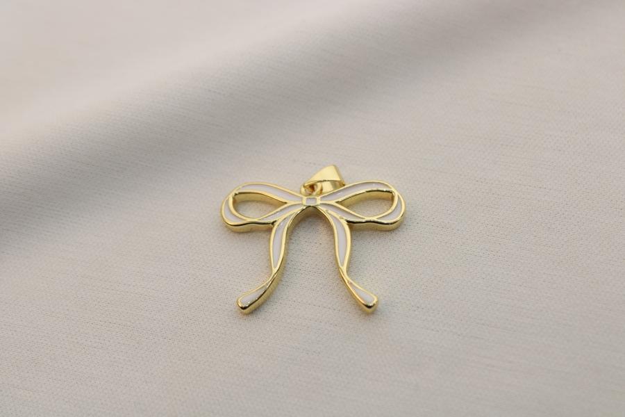 Charm / Dije De Lazo Blanco