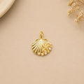 Charm / Dije De Concha Con Perlas
