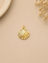 Charm / Dije De Concha Con Perlas