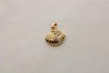 Charm / Dije De Concha Con Brillos