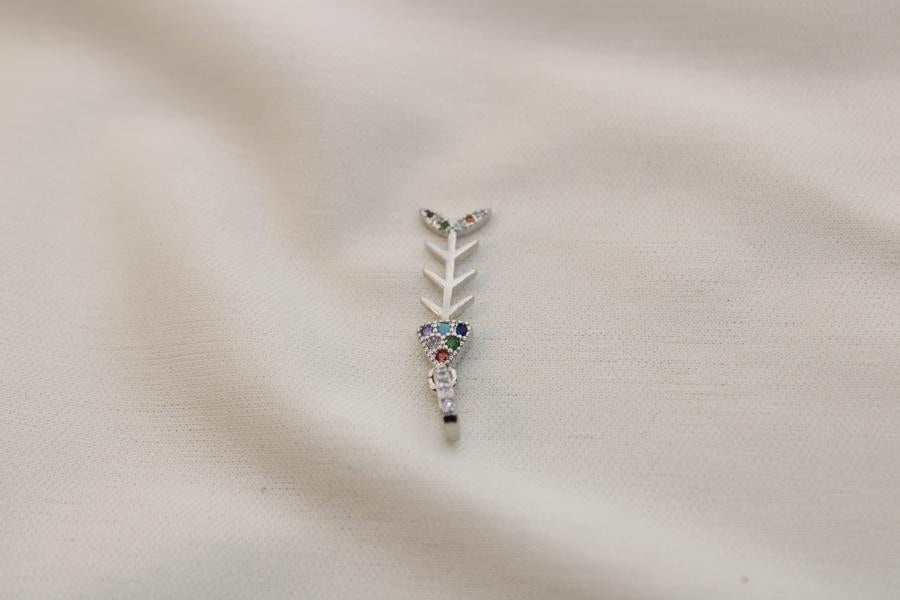 Charm / Dije De Espina De Pescado De Colores